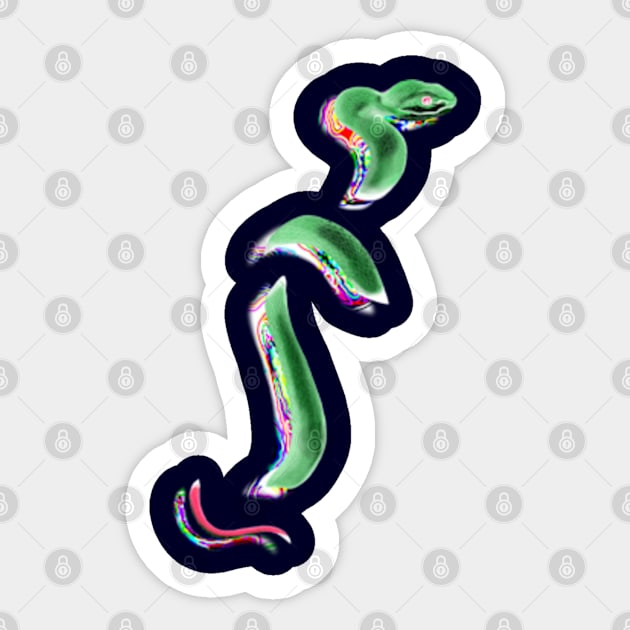 snek 16 Sticker by Art by Lex